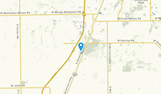 Monee, Illinois Map