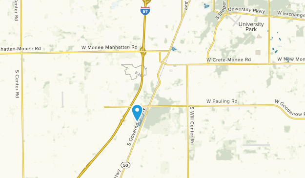 Monee, Illinois Map