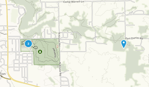 Mount Zion, Illinois Map
