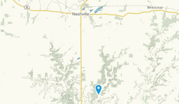 Nashville, Illinois Map