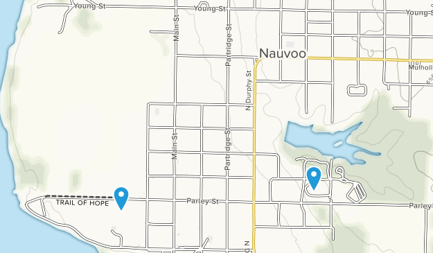 Nauvoo, Illinois Map