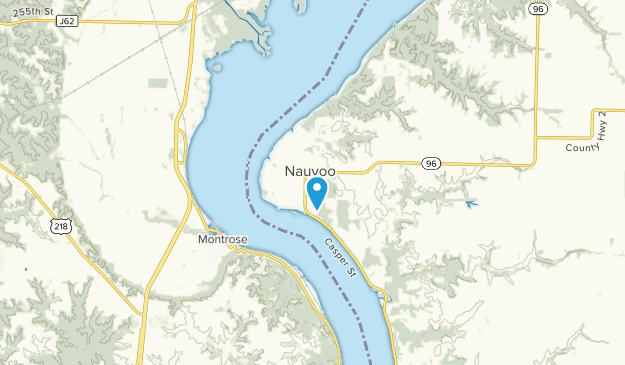Nauvoo, Illinois Map
