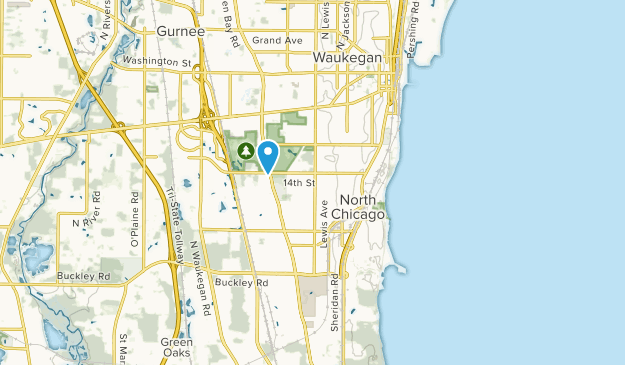 North Chicago, Illinois Map