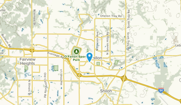 O'Fallon, Illinois Map
