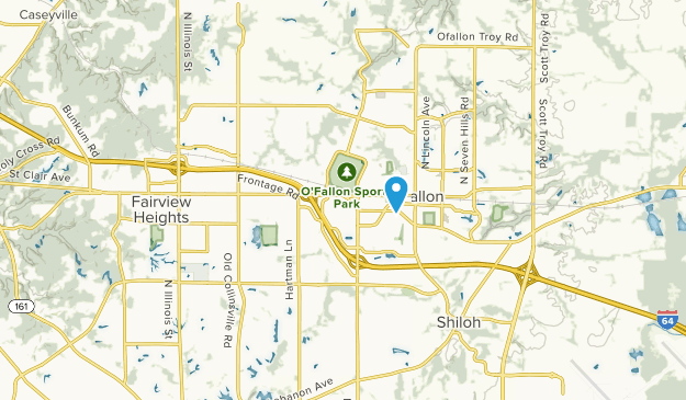 O'Fallon, Illinois Map