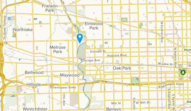 Oak Park, Illinois Map