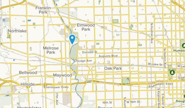 Oak Park, Illinois Map