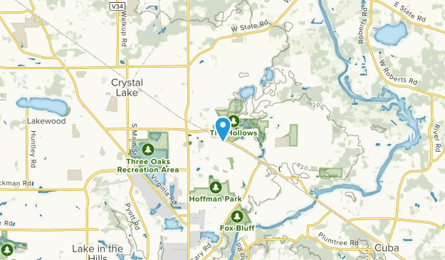 Oakbrook Estates Mobile Home Park, Illinois Map