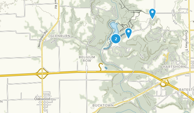 Oakwood, Illinois Map