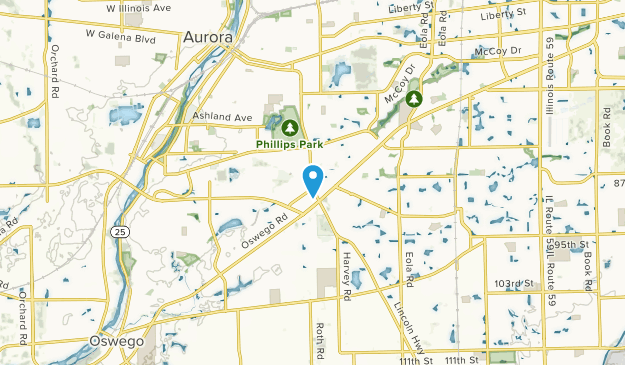 Oswego, Illinois Map