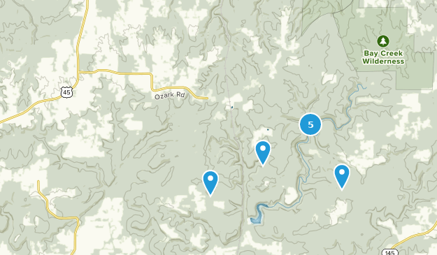 Ozark, Illinois Map