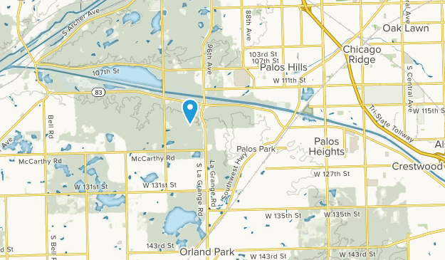 Palos Park, Illinois Map