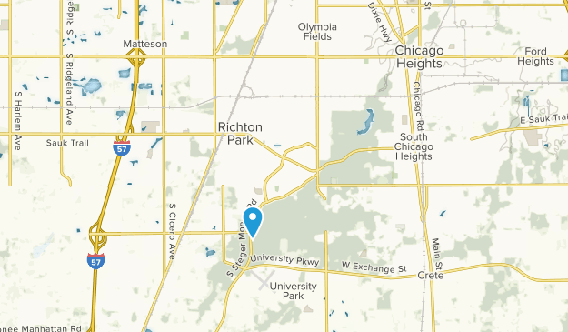 Park Forest, Illinois Map