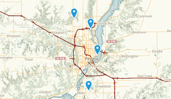 Peoria, Illinois Map