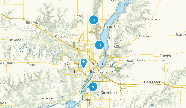 Peoria, Illinois Map