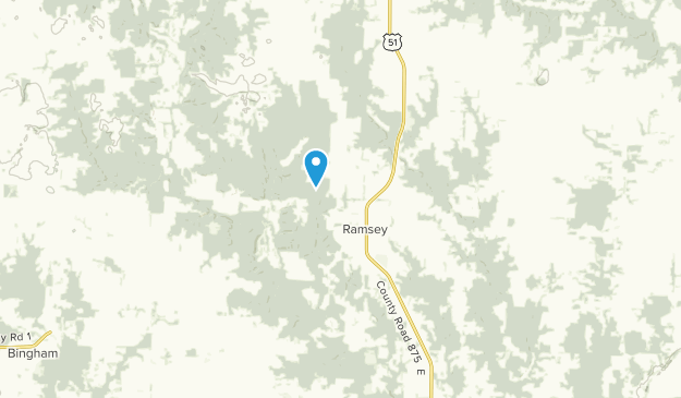 Ramsey, Illinois Map