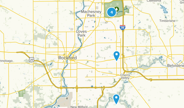 Rockford, Illinois Map
