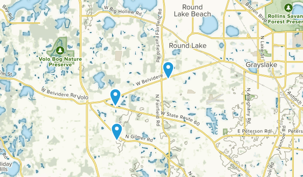 Round Lake, Illinois Map