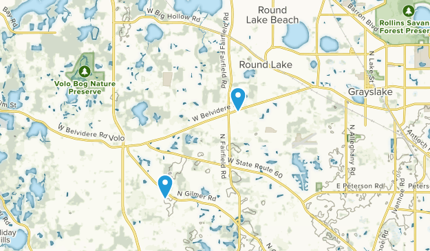 Round Lake, Illinois Map