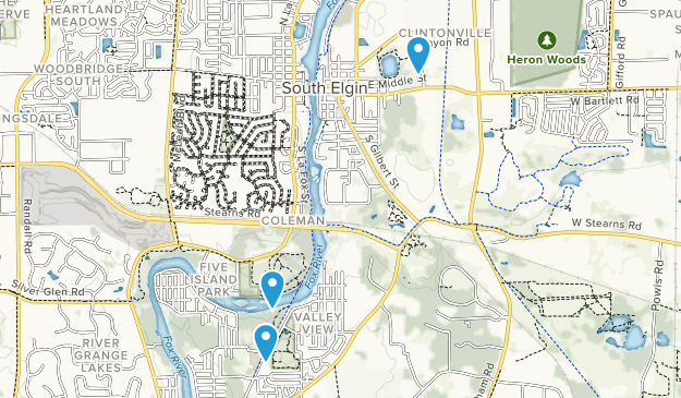 South Elgin, Illinois Map