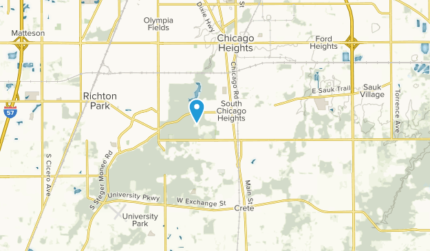 Steger, Illinois Map