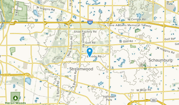Streamwood, Illinois Map