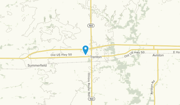 Trenton, Illinois Map