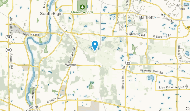 Wayne, Illinois Map