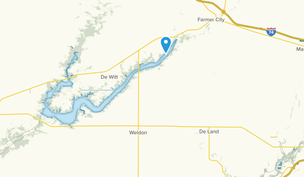 Weldon, Illinois Map