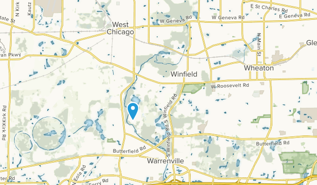 Winfield, Illinois Map