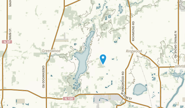 Wonder Lake, Illinois Map