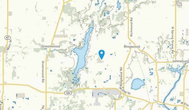 Wonder Lake, Illinois Map