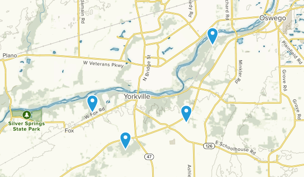 Yorkville, Illinois Map