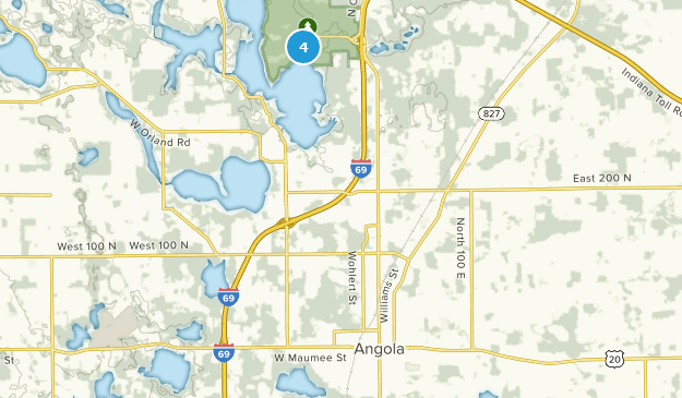 Angola, Indiana Map