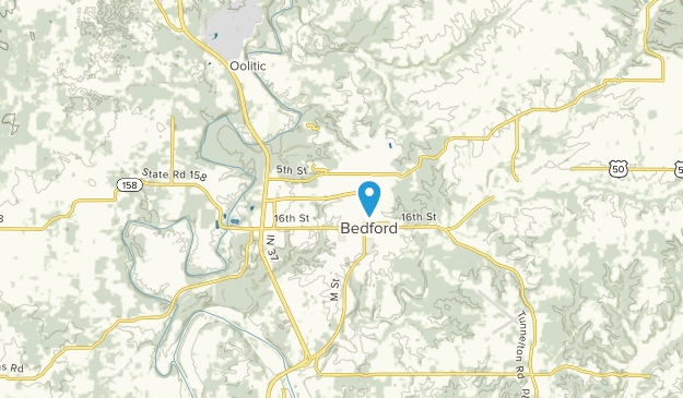 Bedford, Indiana Map