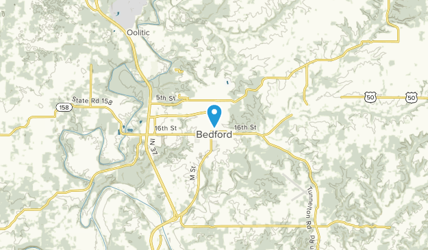 Bedford, Indiana Map