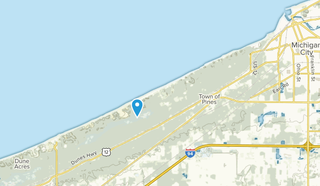 Beverly Shores, Indiana Map