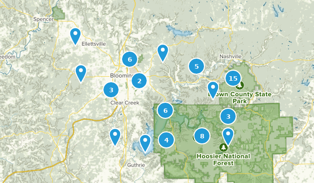 Bloomington, Indiana Map