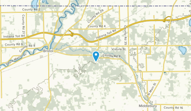 Bonneyville Mills, Indiana Map