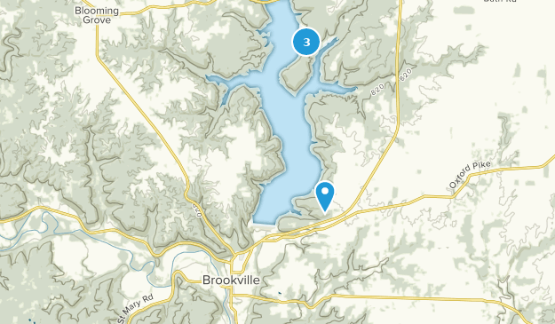 Brookville, Indiana Map