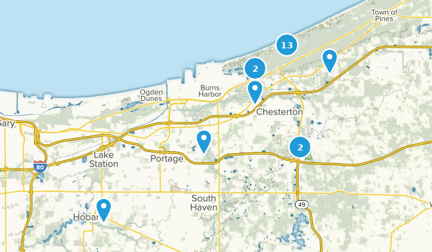 Chesterton, Indiana Map