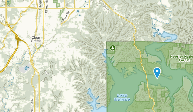Clear Creek, Indiana Map