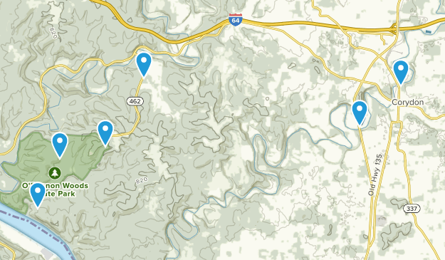 Corydon, Indiana Map