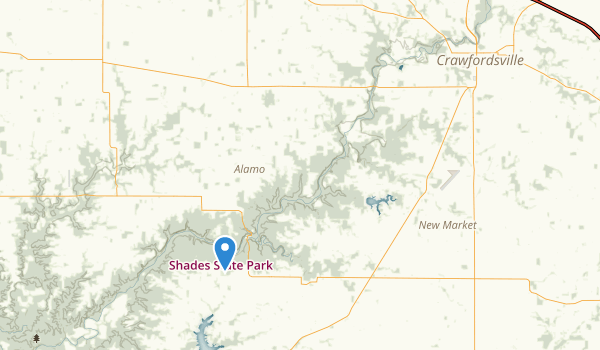 Crawfordsville, Indiana Map