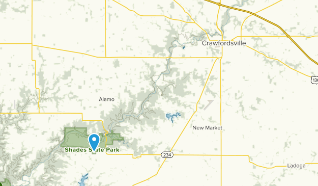 Crawfordsville, Indiana Map