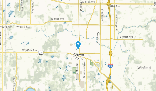 Crown Point, Indiana Map