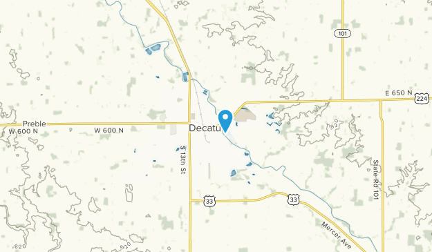Decatur, Indiana Map
