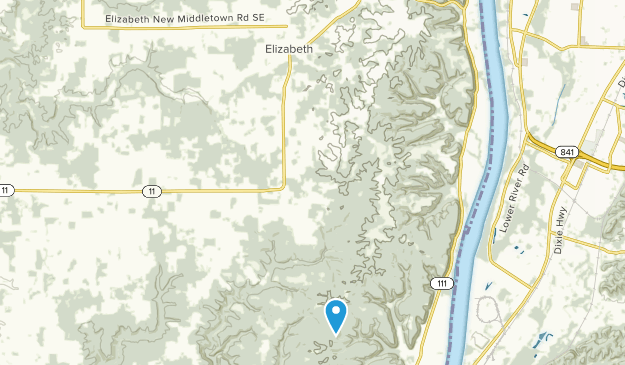 Elizabeth, Indiana Map