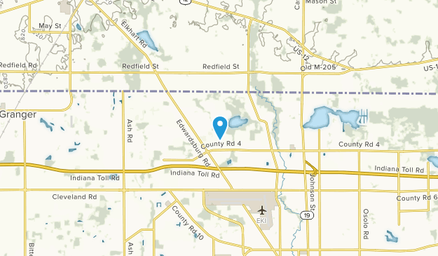 Elkhart, Indiana Map
