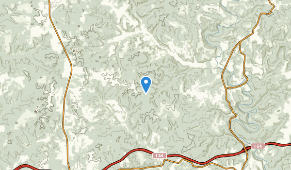 English, Indiana Map